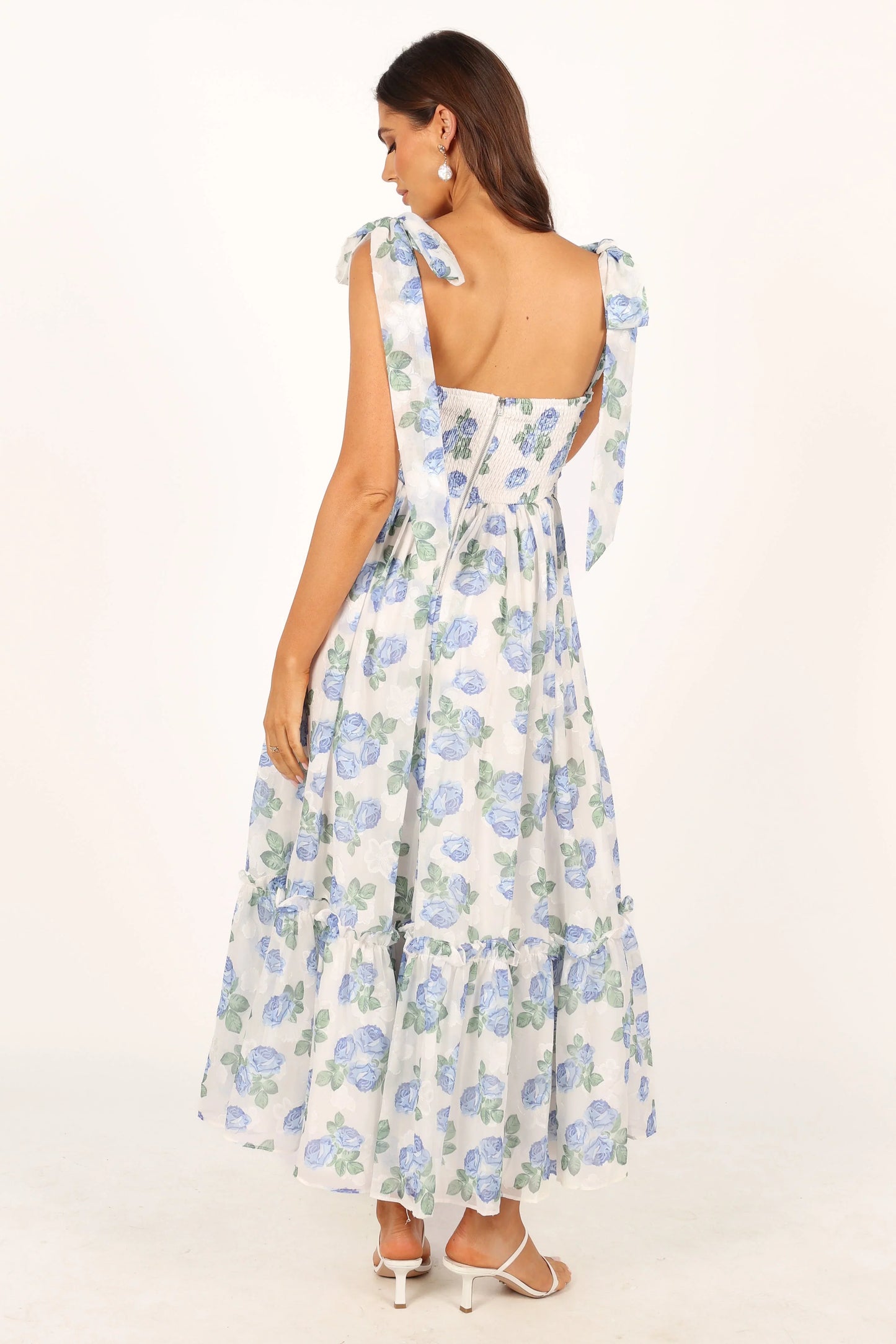Floret Midi Dress Blue