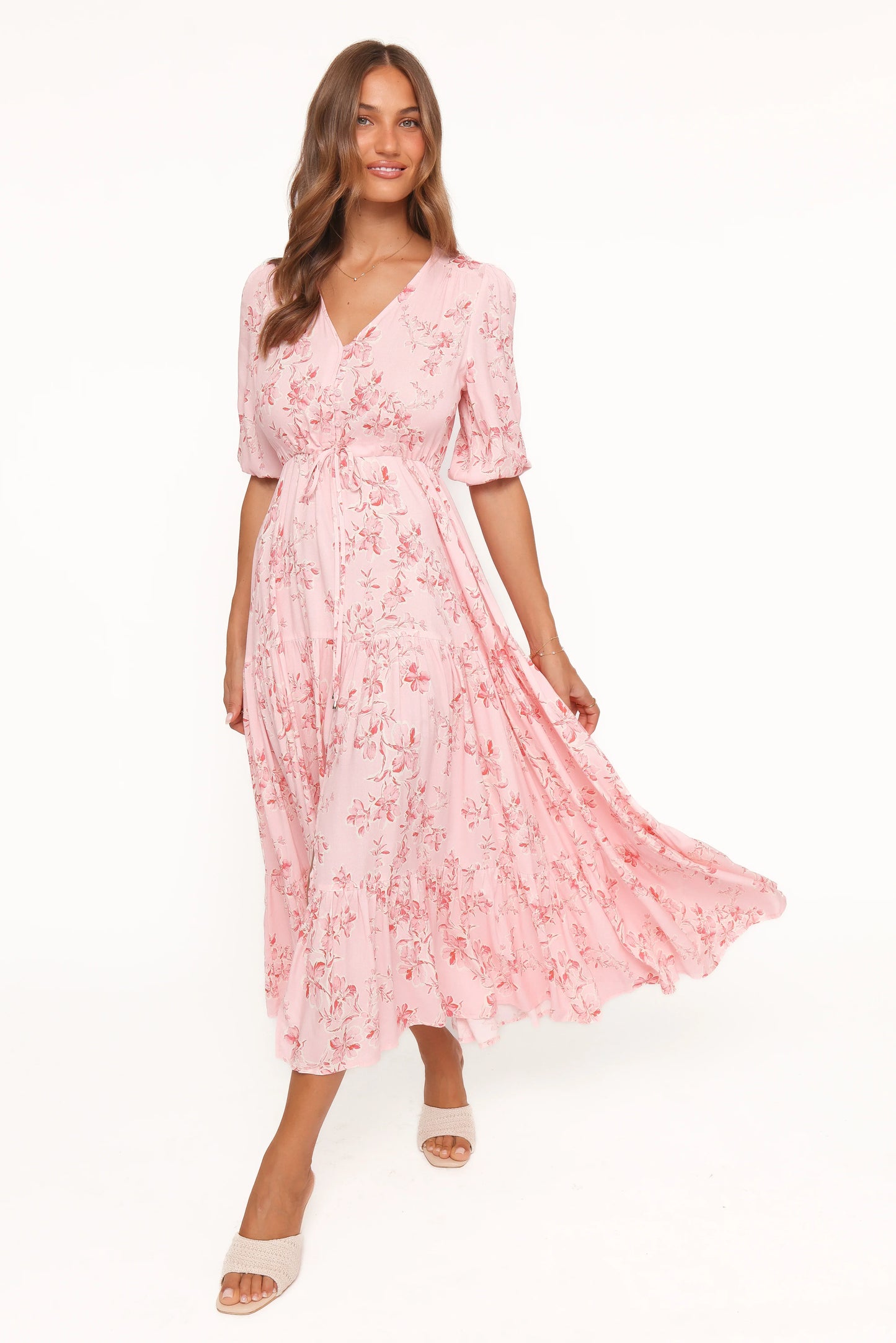 Kelda Dress Rose Pink Floral