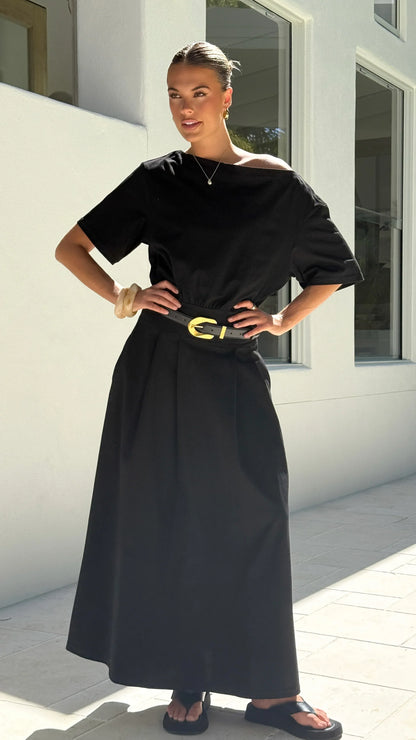Aleski Maxi Dress Black