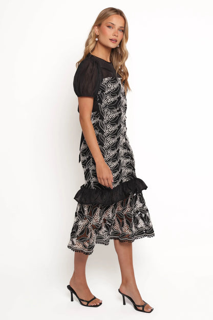 Peyton Midi Dress Black