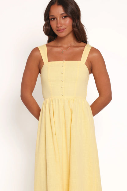 Caty Maxi Dress Yellow