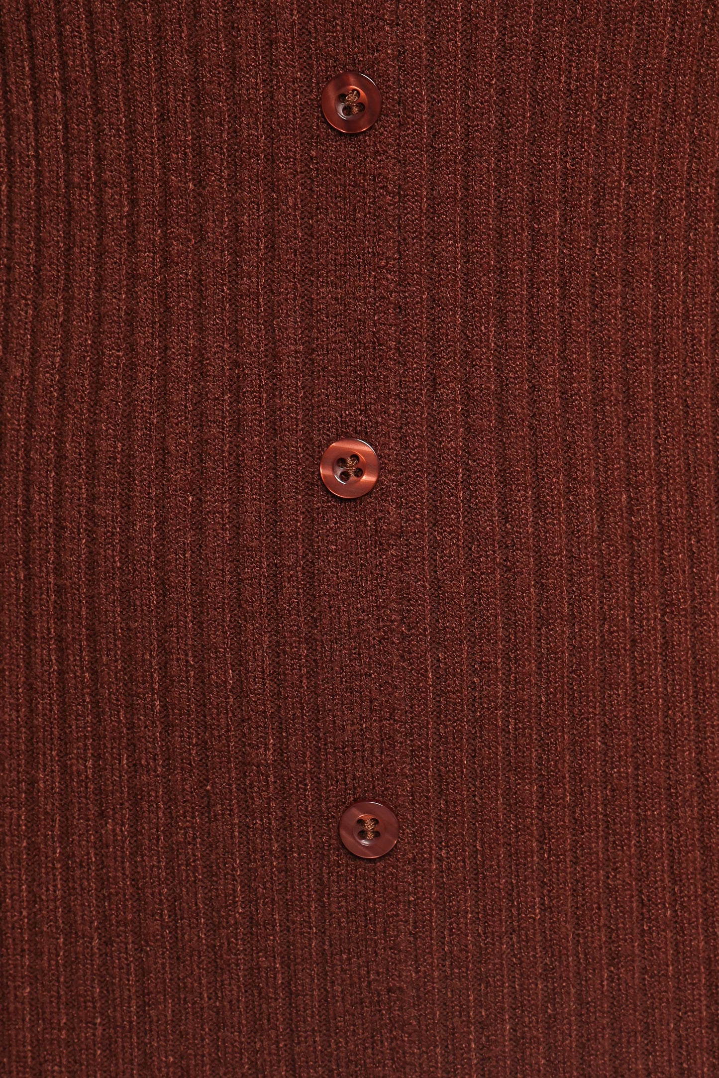 Marshall Button Through Knit Maxi Dress Chocolate