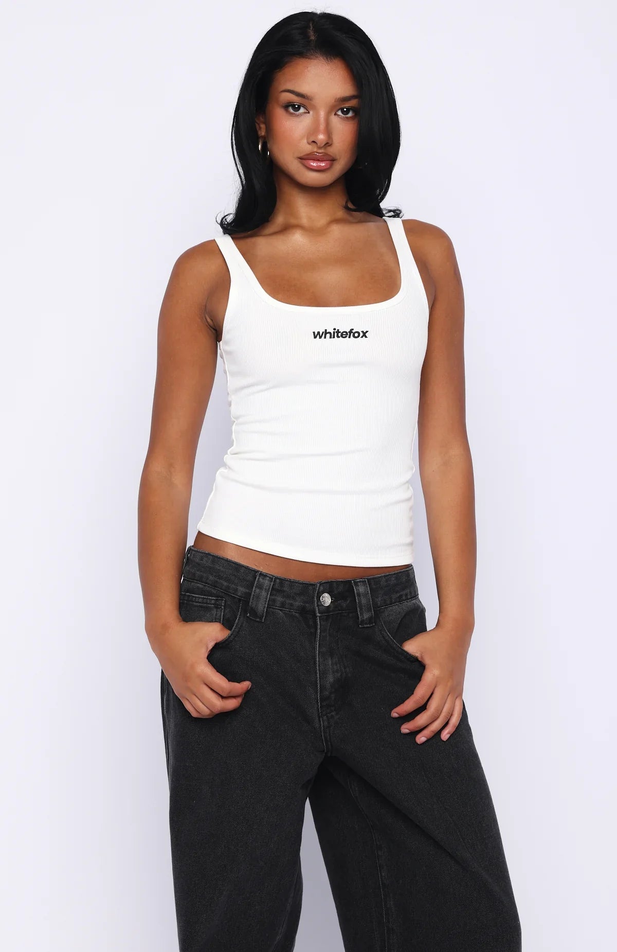 Lost In The Moment Tank Top White
