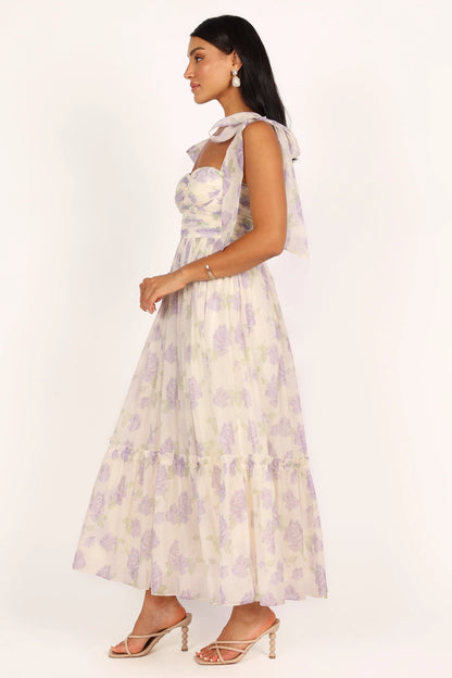 Floret Midi Dress Lavender