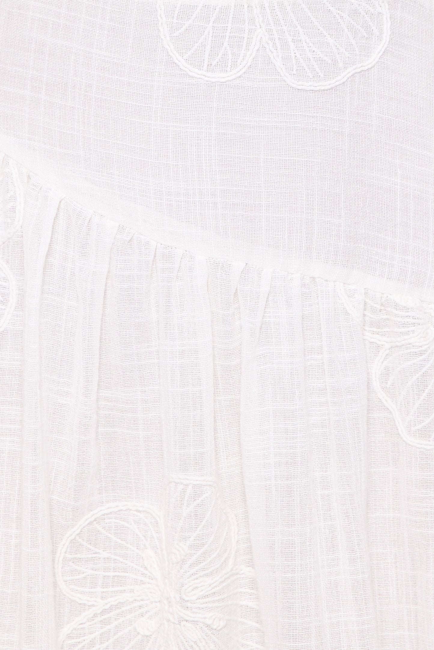Olivea Midi Dress White