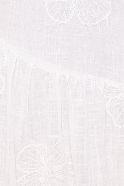 Olivea Midi Dress White