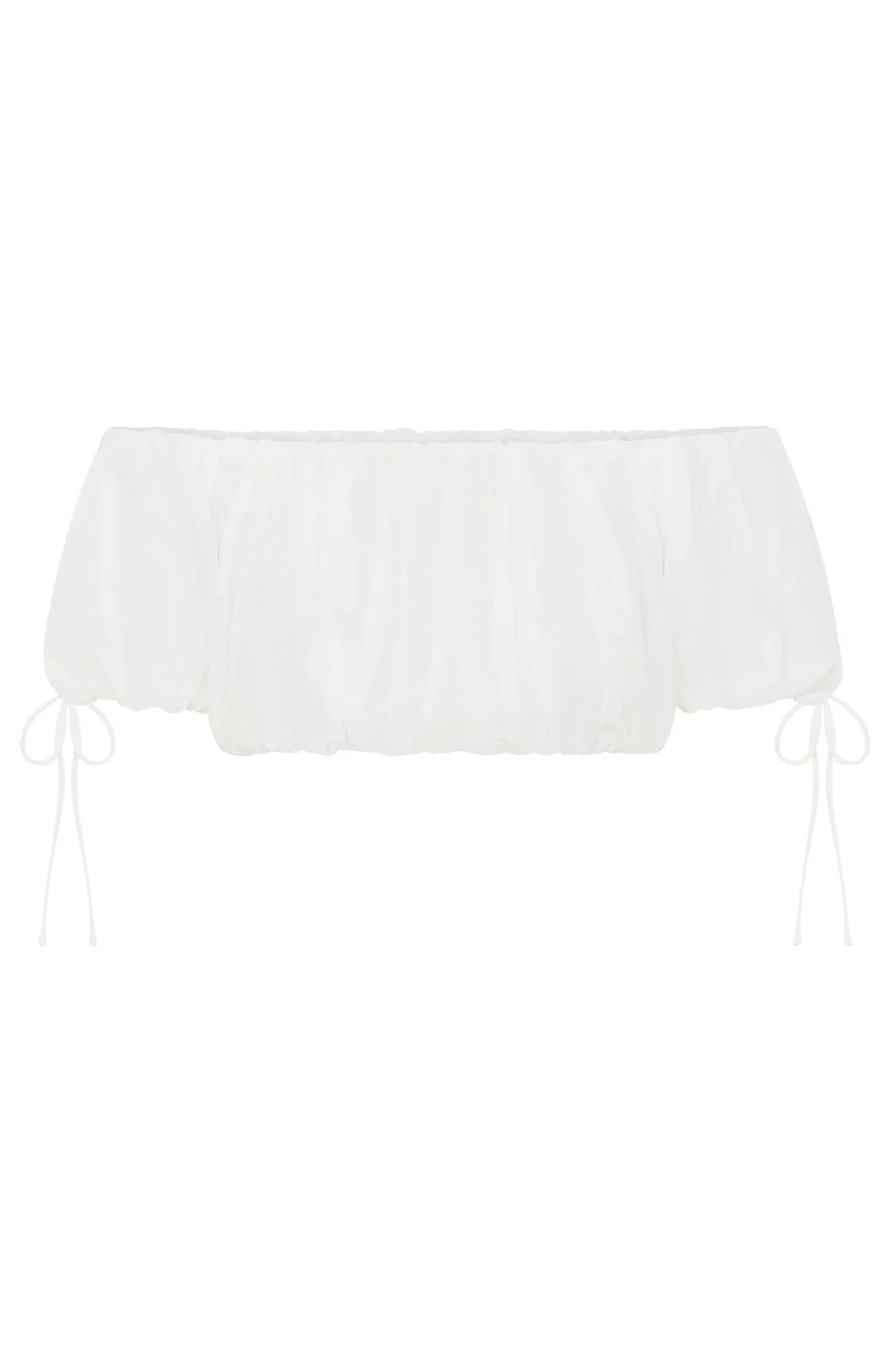 Flounce Flirt Top White