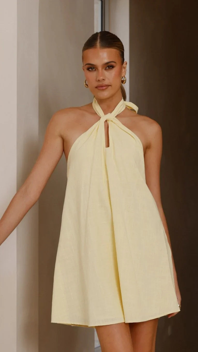 Maja Mini Dress Yellow