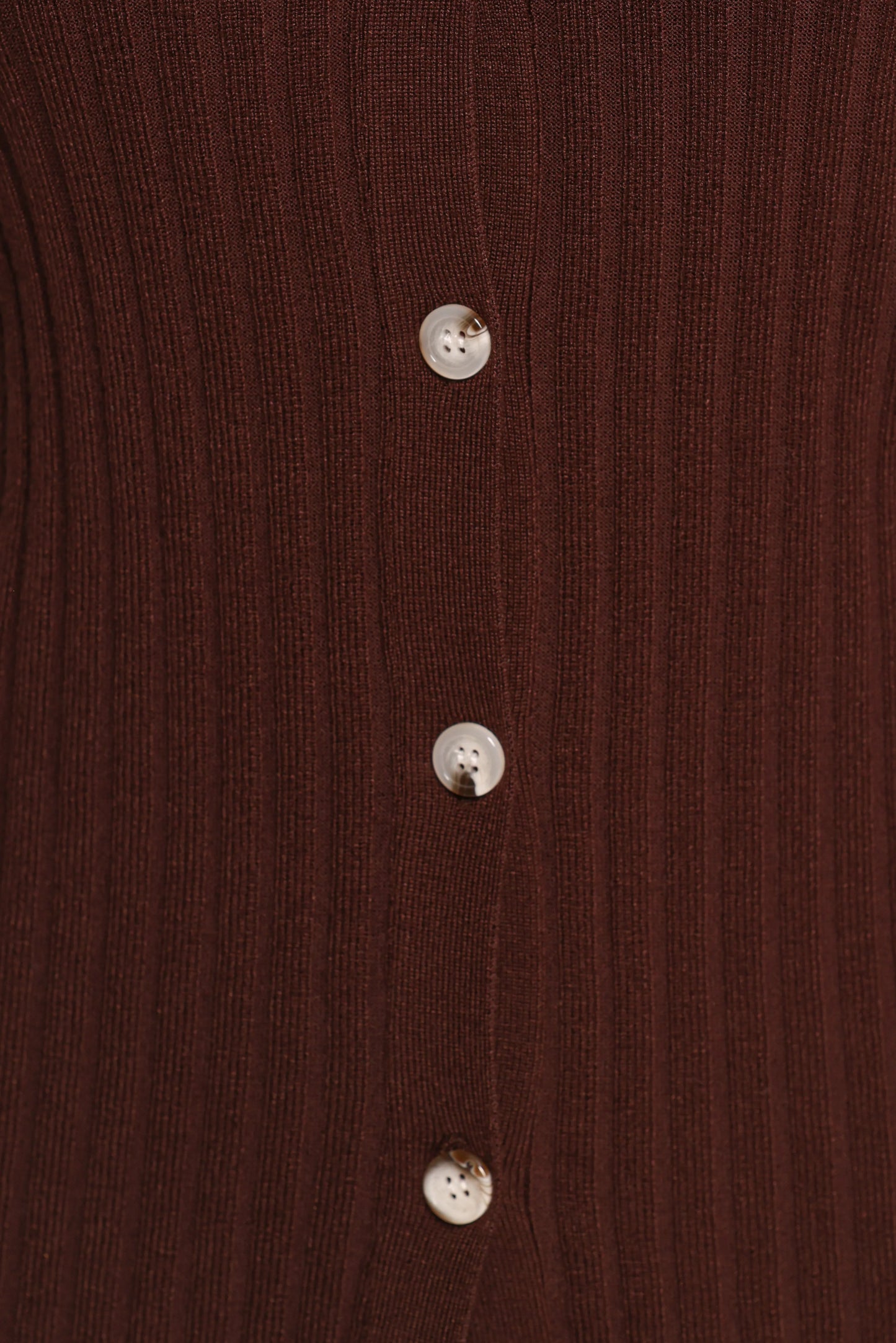 Aylia Ribbed Knit Set Chocolate
