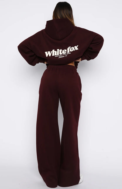 Release 15 Asalia Wide Leg Sweatpants Plum
