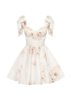 Splendor pink peony mini dress on straps Garden of Eden
