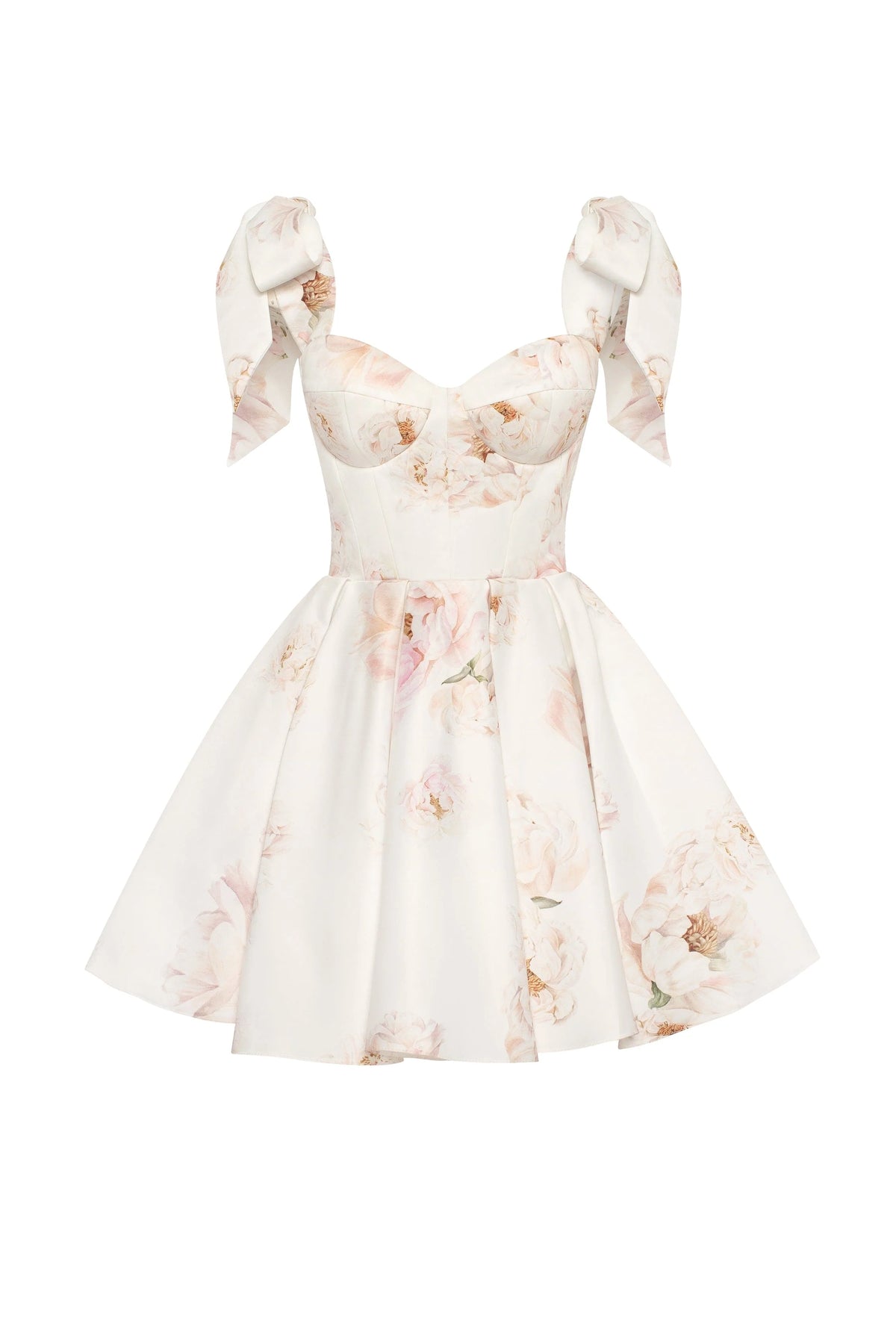 Splendor pink peony mini dress on straps Garden of Eden