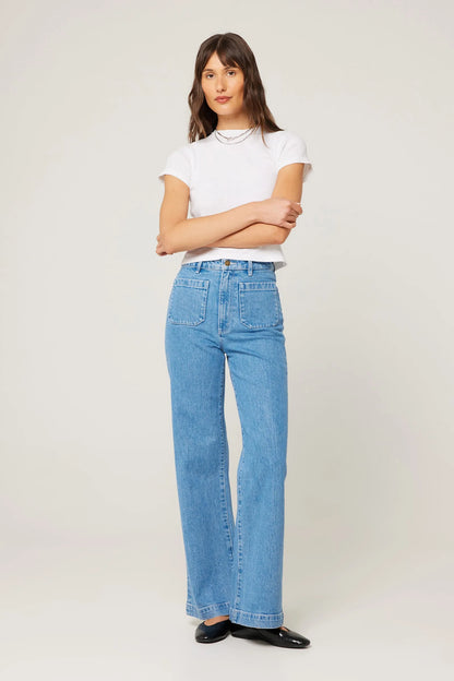 Rollas Sailor Jean Long Lily Blue