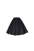 Balloon taffeta black mini skirt Parisienne