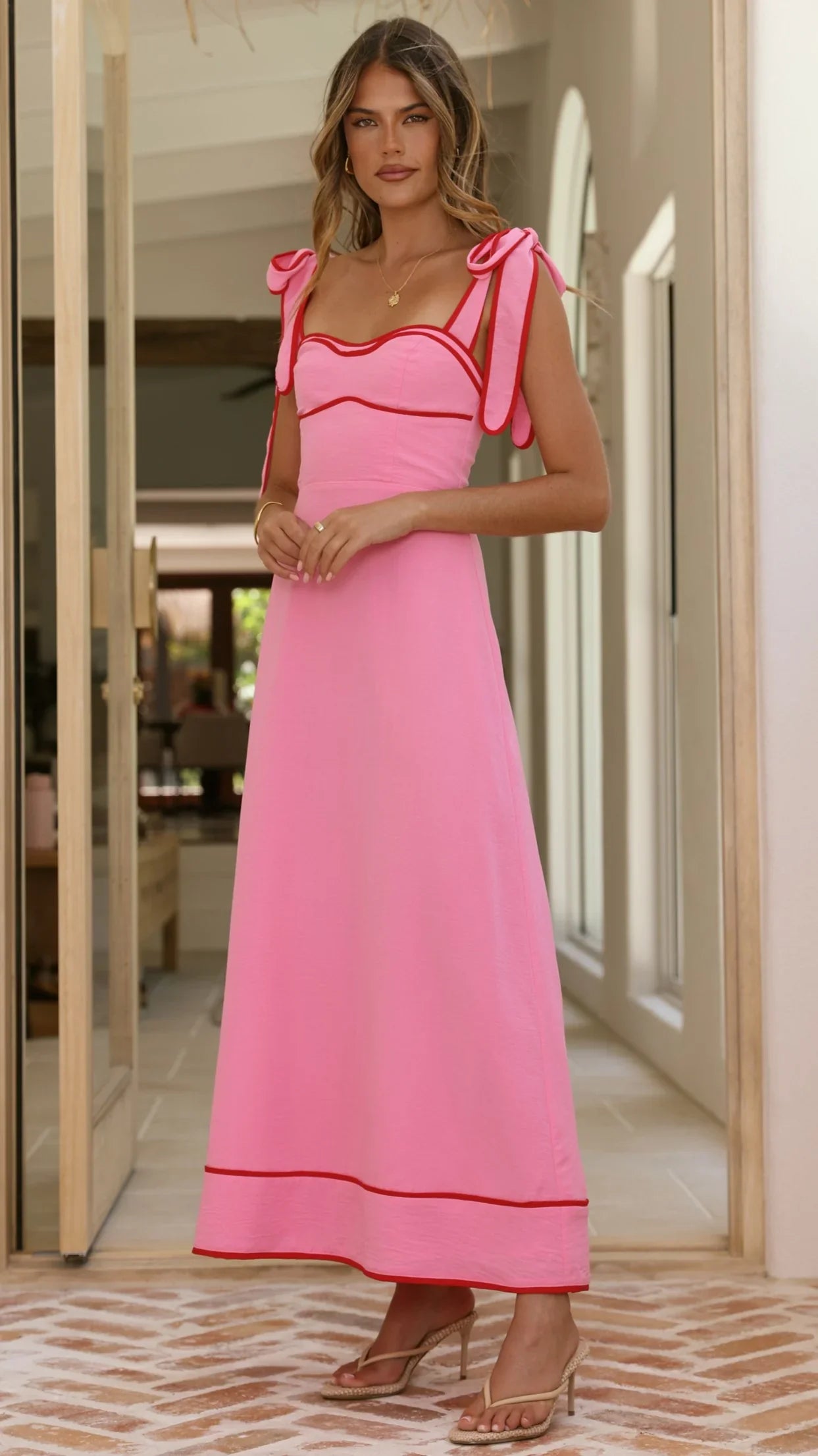Beverly Maxi Dress Pink