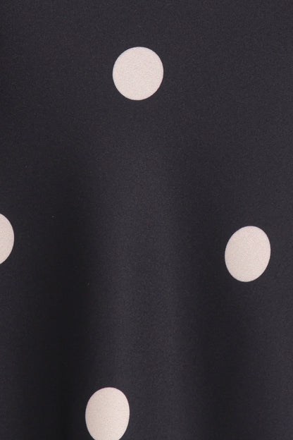 Jutta Strapless Maxi Dress Black Polka Dot