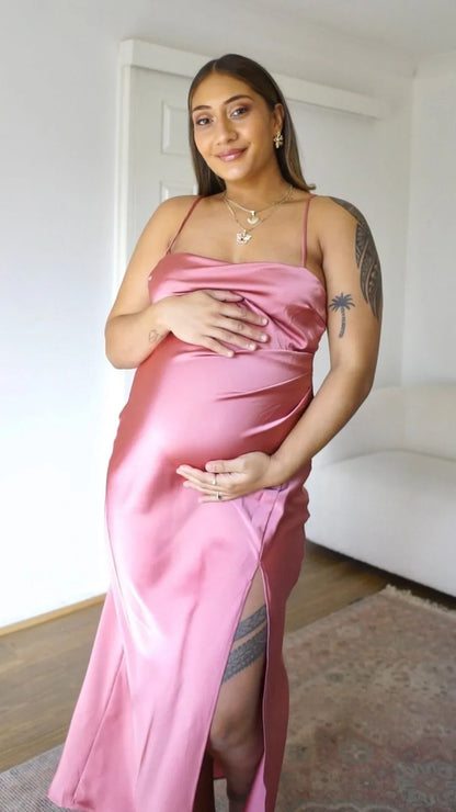 Ilana Maxi Dress Baked Rose