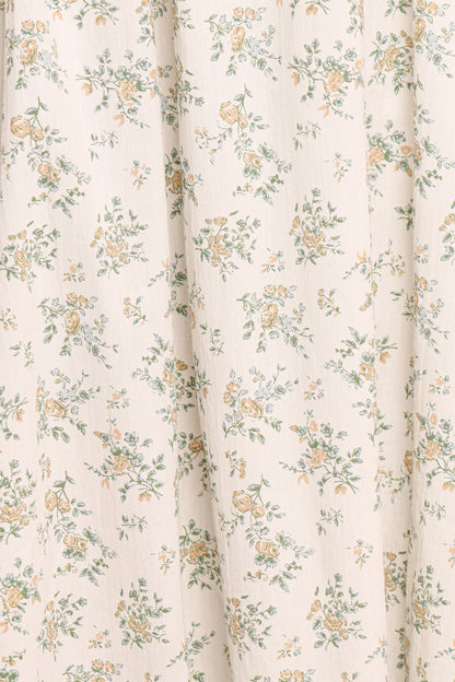 Kayt Strapless Dress Floral