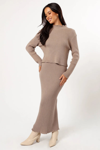 Payton Knitted Set Taupe
