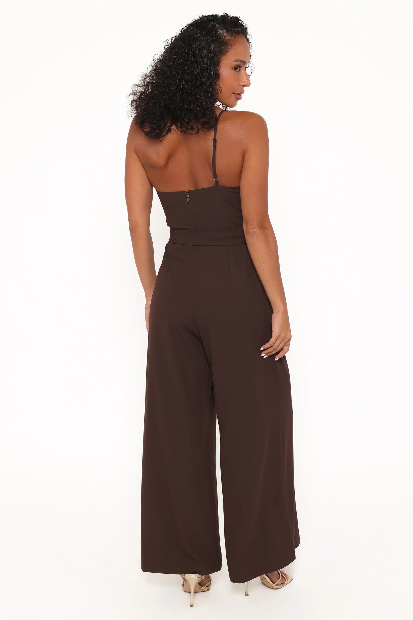 Leyton Jumpsuit Chocolate Brown