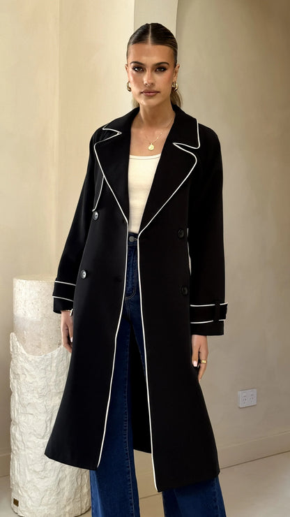Blanca Trench Coat Black