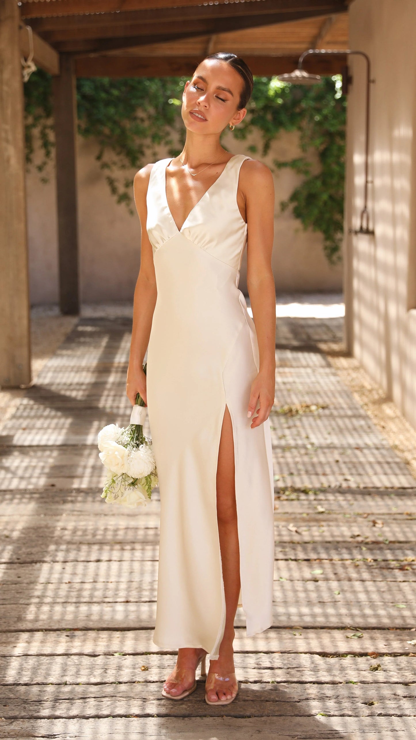 Taylor Maxi Dress Ivory