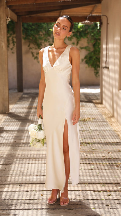 Taylor Maxi Dress Ivory