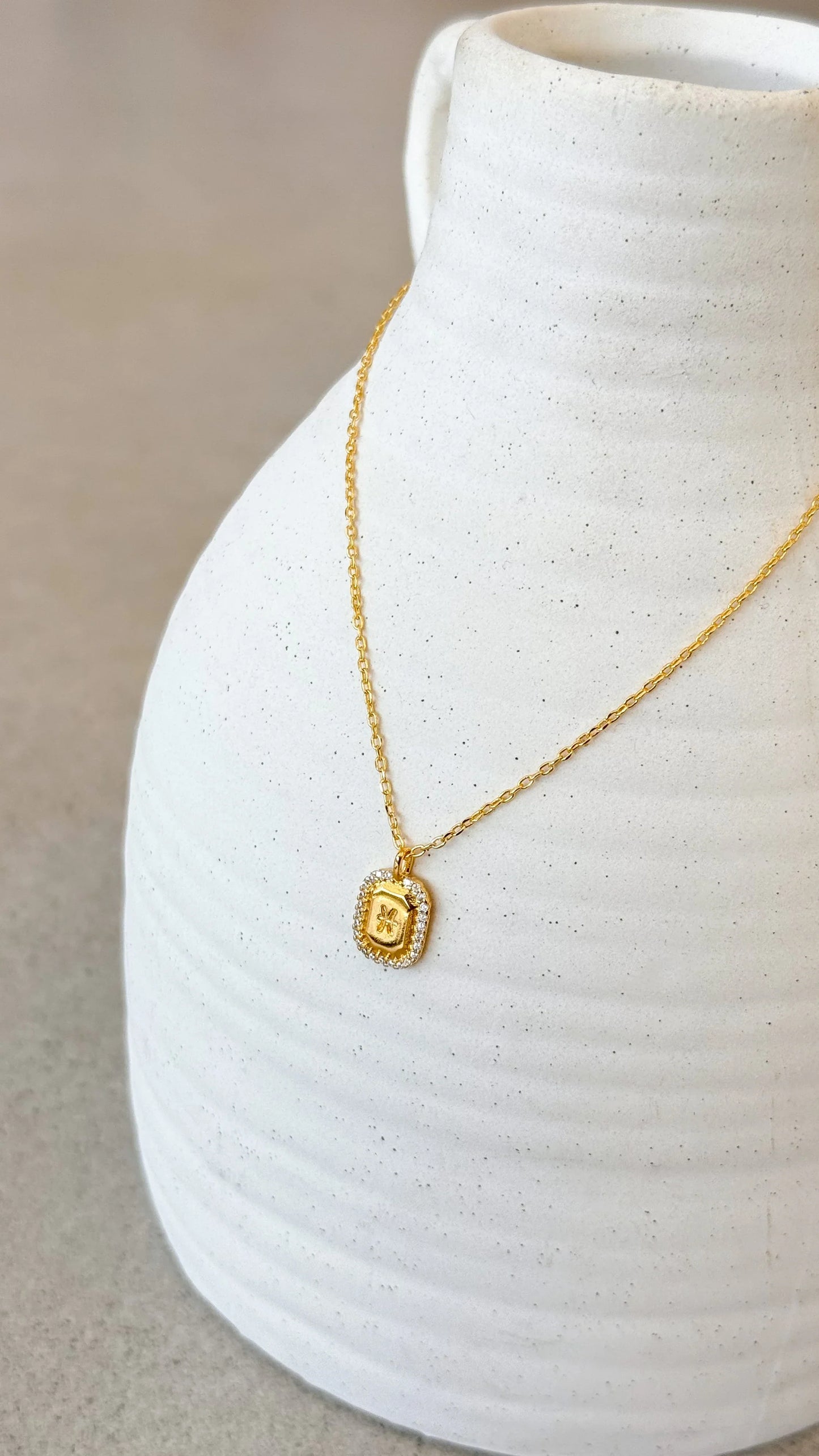 Zodiac Necklace Pisces