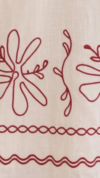 Mira Maxi Dress Cream Red
