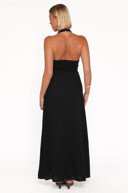 Michelle Halterneck Dress Black