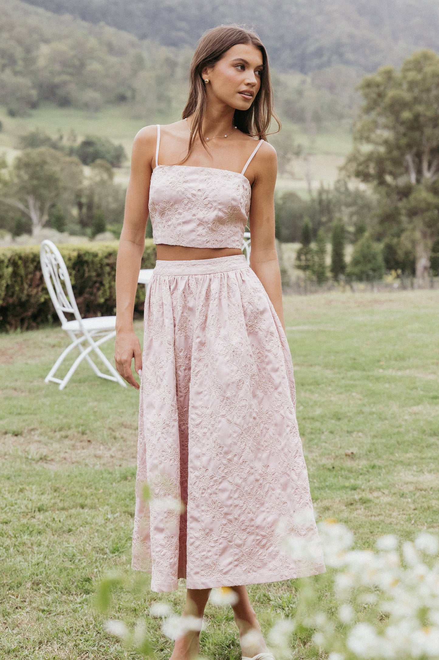 Jazara Skirt Set Pink