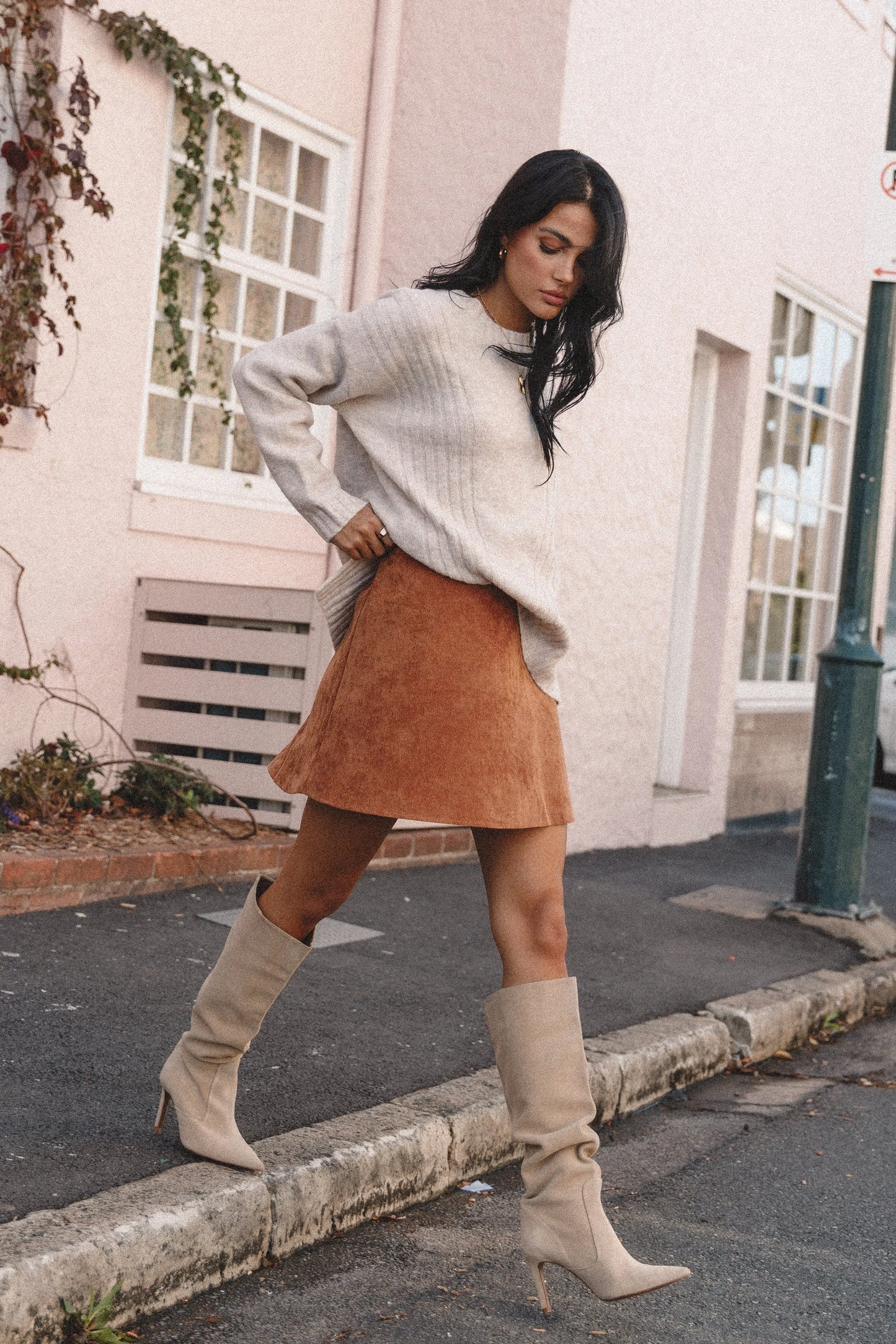 Tammy Cord Skirt Gucci