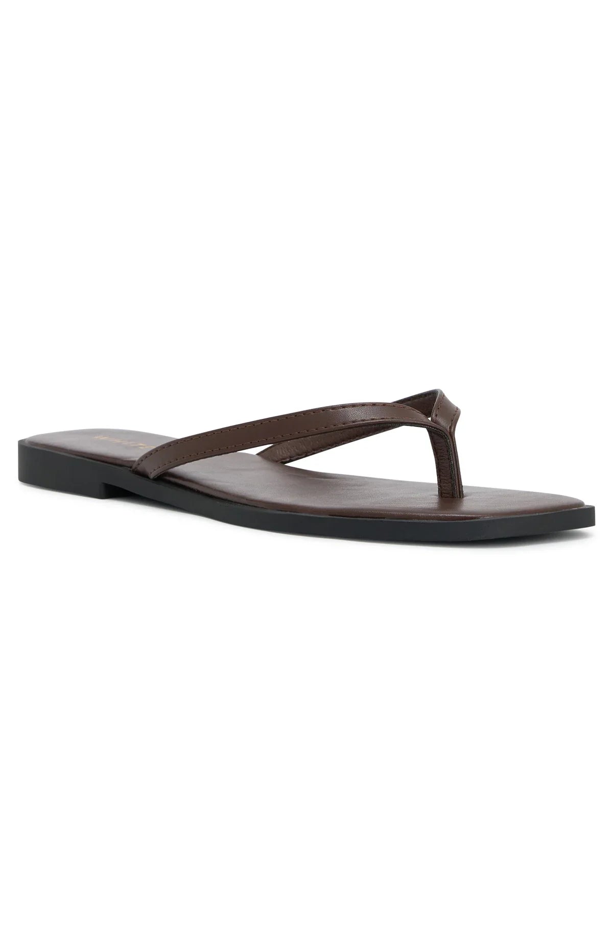 Breccan Thong Sandals Chocolate
