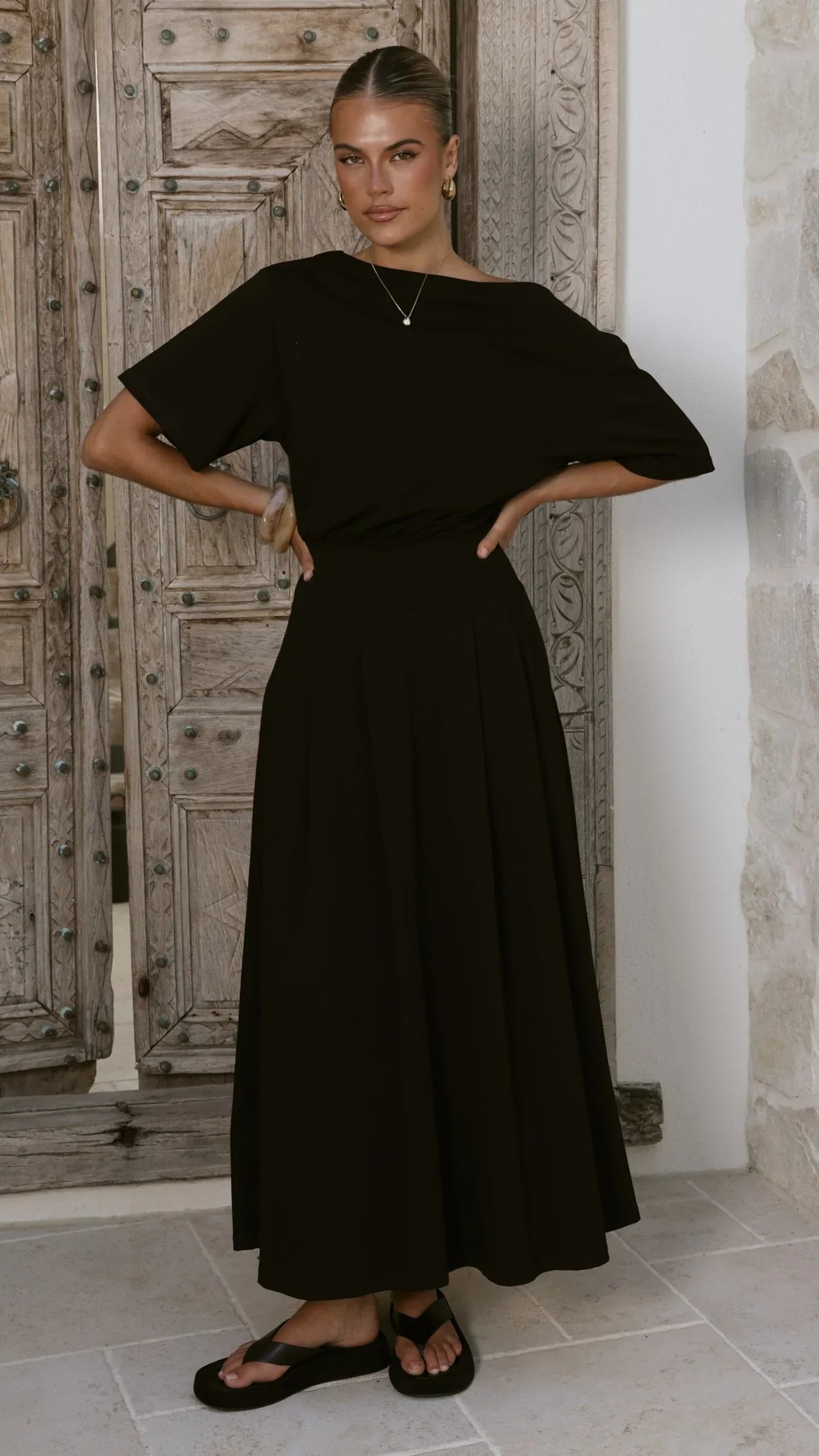 Aleski Maxi Dress Black