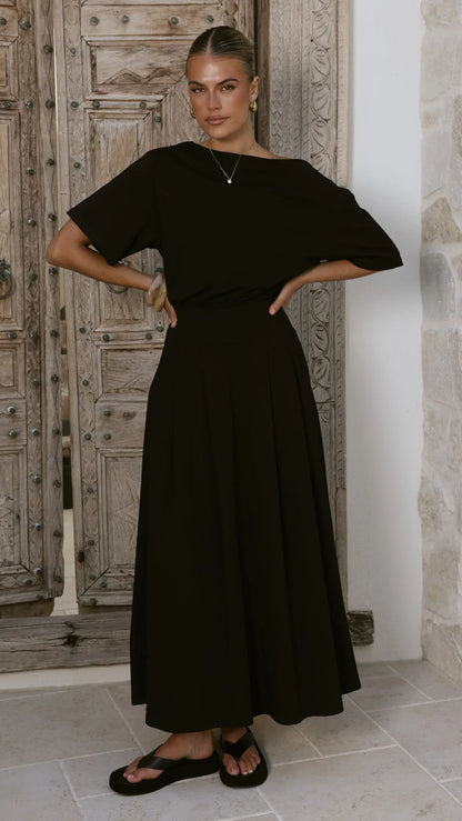 Aleski Maxi Dress Black