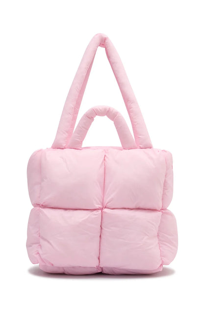 Malik Puffer Shoulder Bag Marshmallow