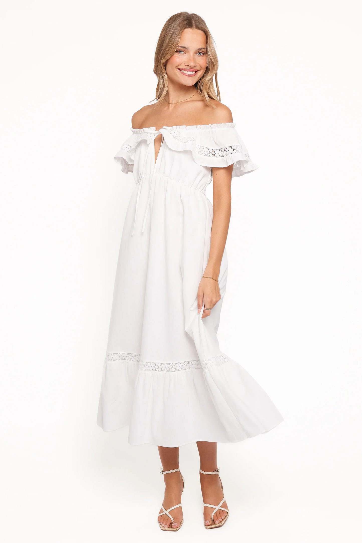 Janelle Dress White
