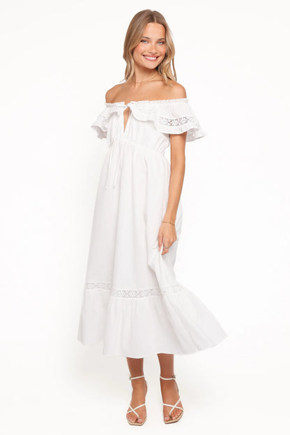 Janelle Dress White