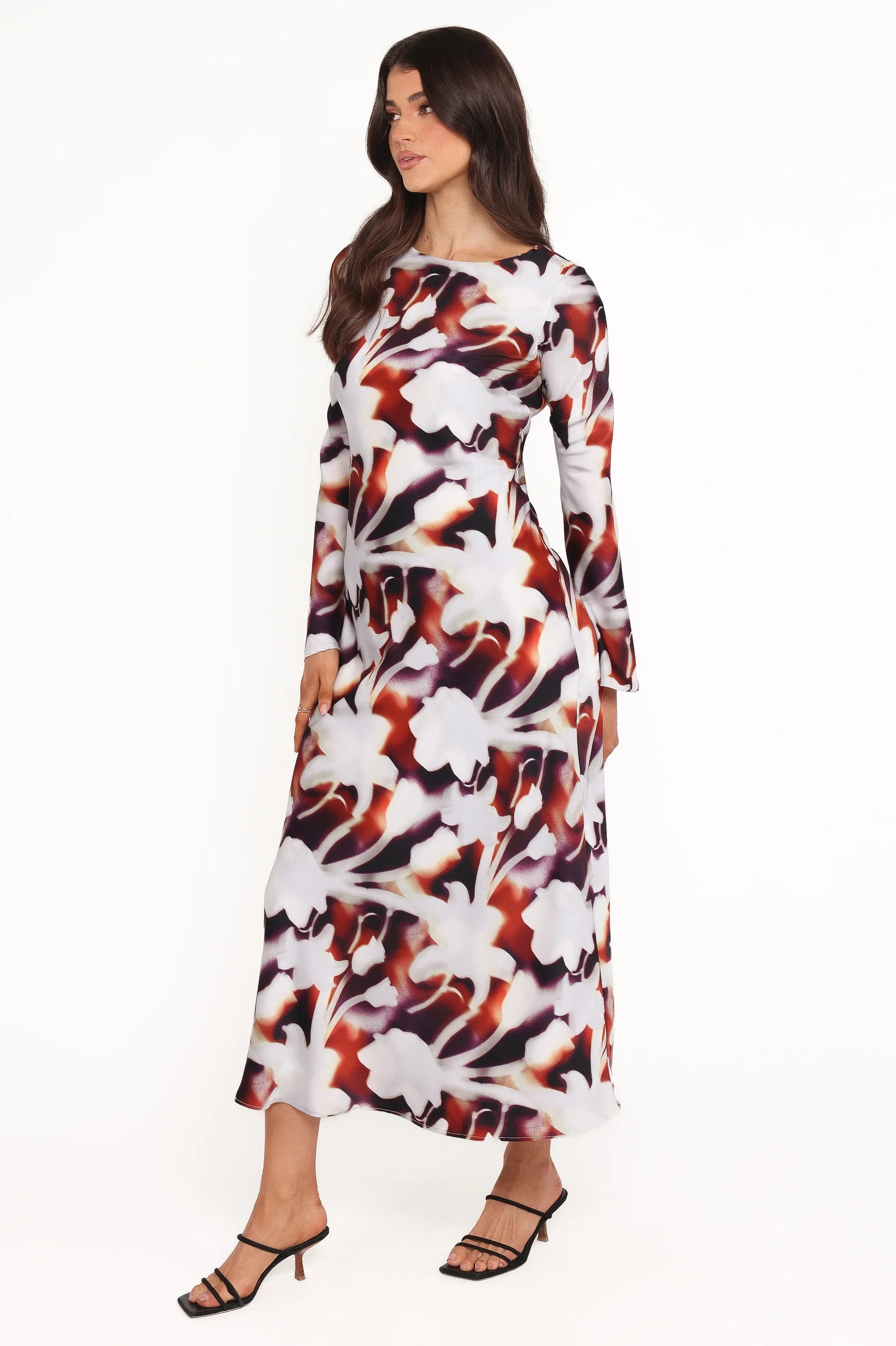 Deidre Maxi Dress Blurred Floral