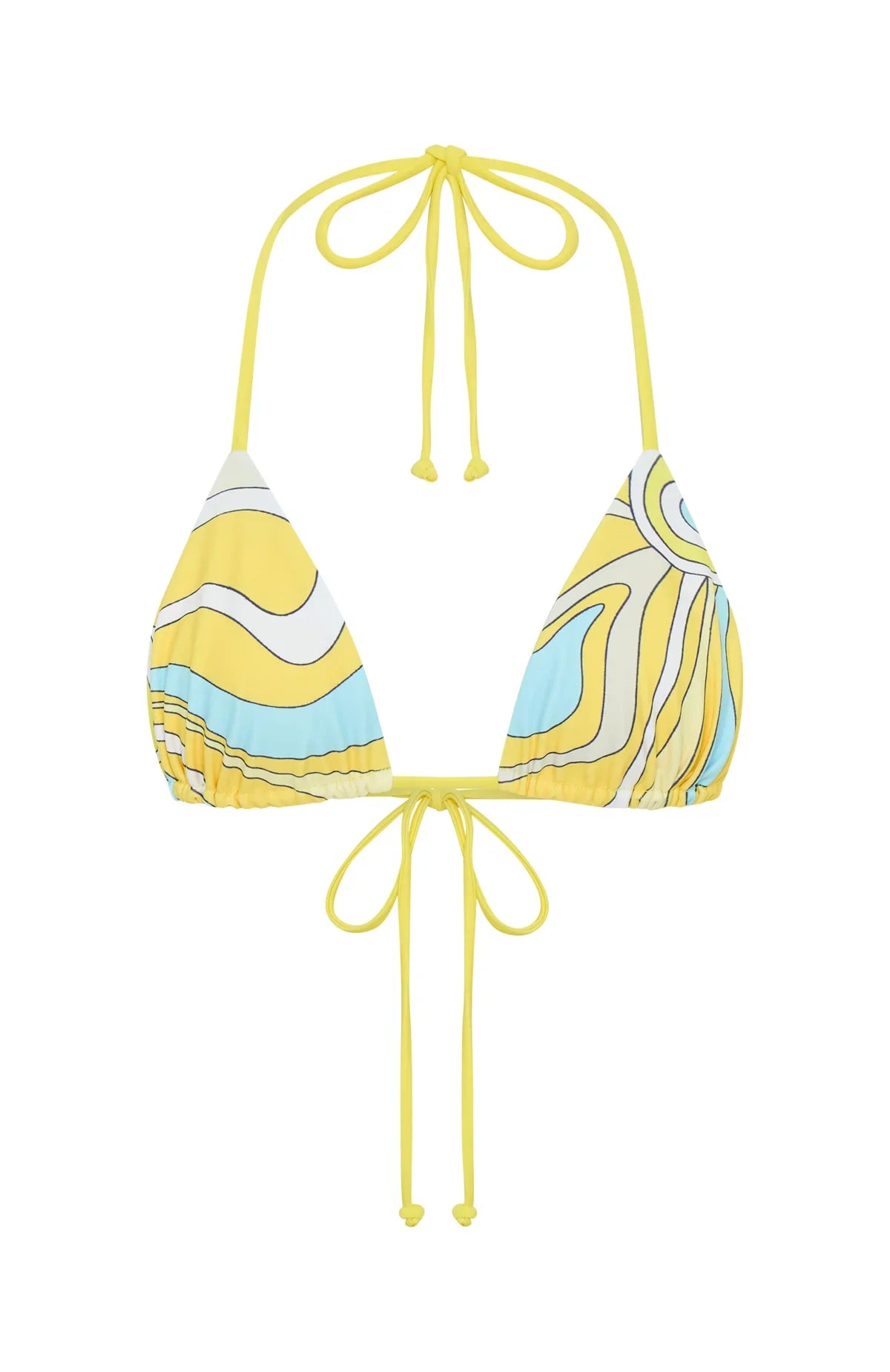 Coolum Reversible Bikini Top Lemontini Fizz