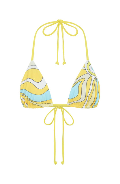 Coolum Reversible Bikini Top Lemontini Fizz