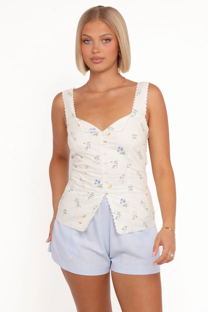 Tallulah Shorts Pale Blue