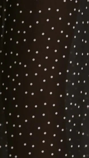 Rubi Top and Pants Set Black Polka