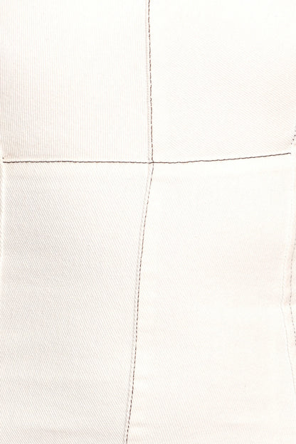 Isley Mini Dress White Denim
