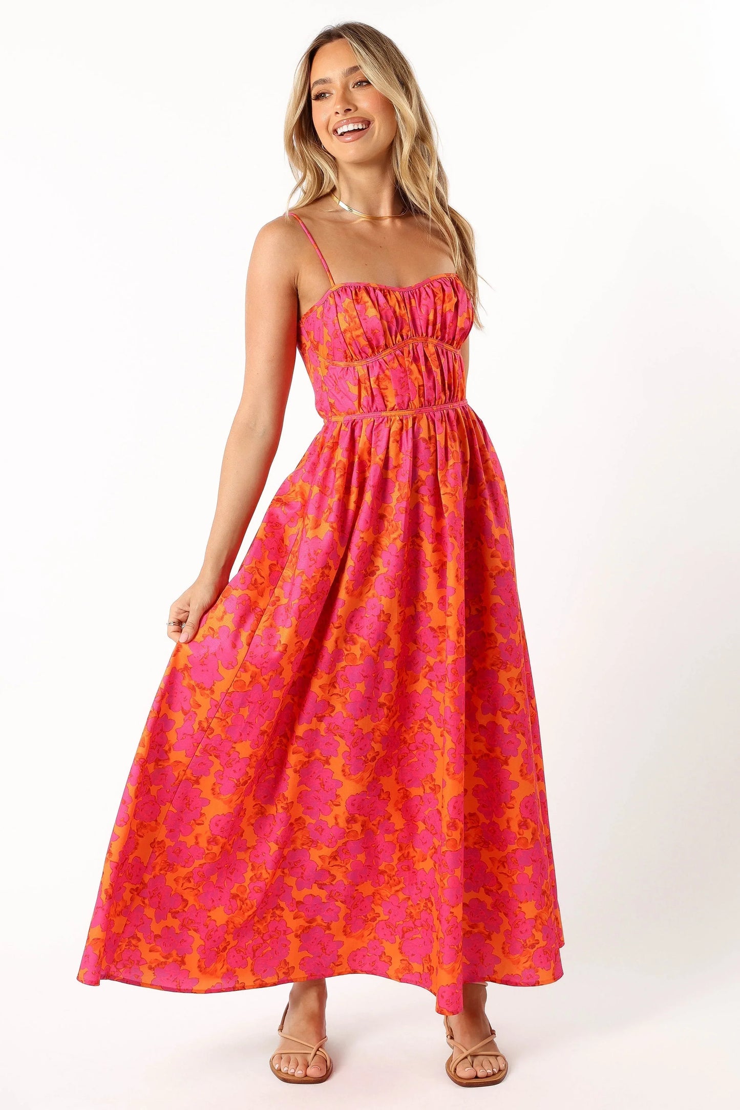 Kelani A Line Midi Dress Ambrosia