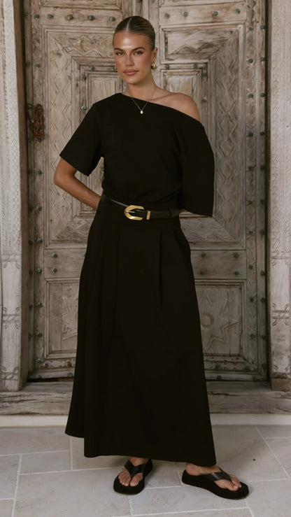 Aleski Maxi Dress Black
