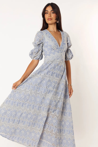 Tani Midi Dress Blue