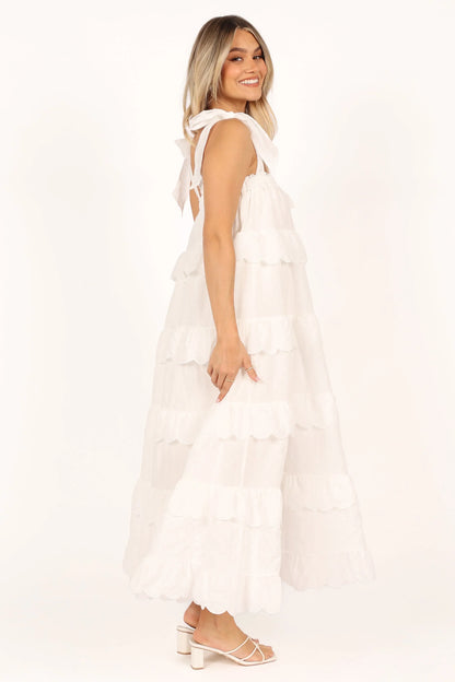 Ursa Maxi Dress Off White