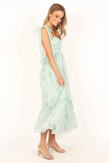 Floret Midi Dress Sage