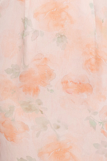 Lydia Maxi Dress Pink Floral